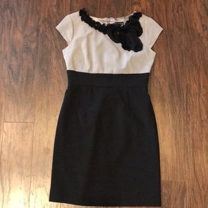 New Directions grey and black dress EUC 4p
